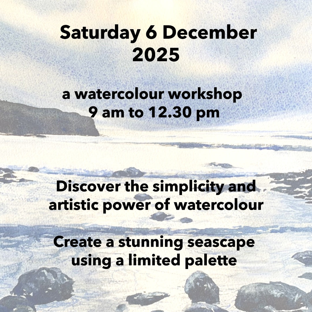 Watercolour painting workshop 6 December 2025