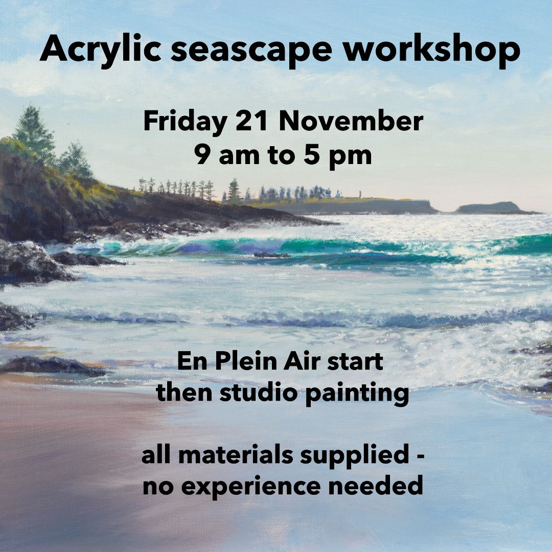 Acrylic painting workshop Friday 21 November 2025