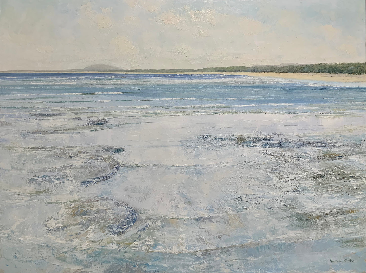 Low tide, Crooked river entrance, Gerroa