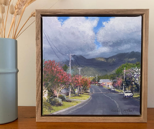 Crepe myrtle and clouds, Jamberoo