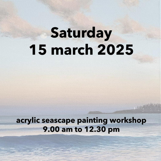 acrylic painting workshop 15 March 2025