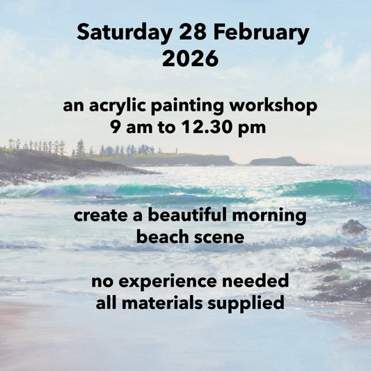 Acrylic painting workshop 28 February 2026