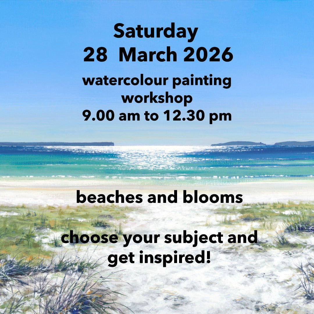 watercolour painting workshop 28 March 2026